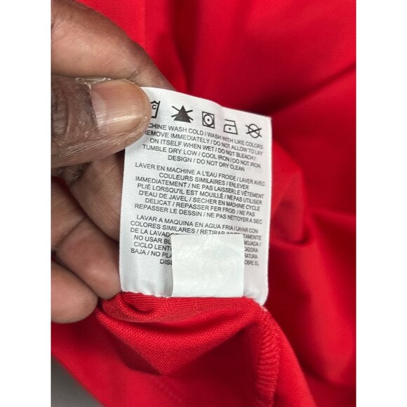 Nike Golf Mens Dri-Fit Red Polo Shirt Medium - Picture 6 of 7